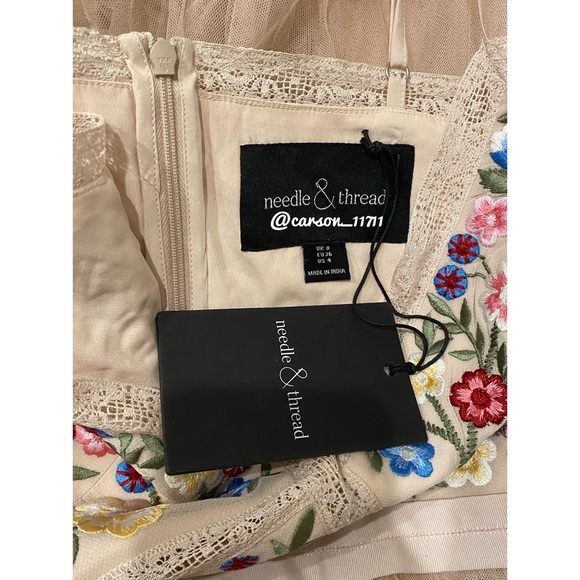 NWT BHLDN NEEDLE & THREAD ARYA DRESS 4 - Picture 14 of 17